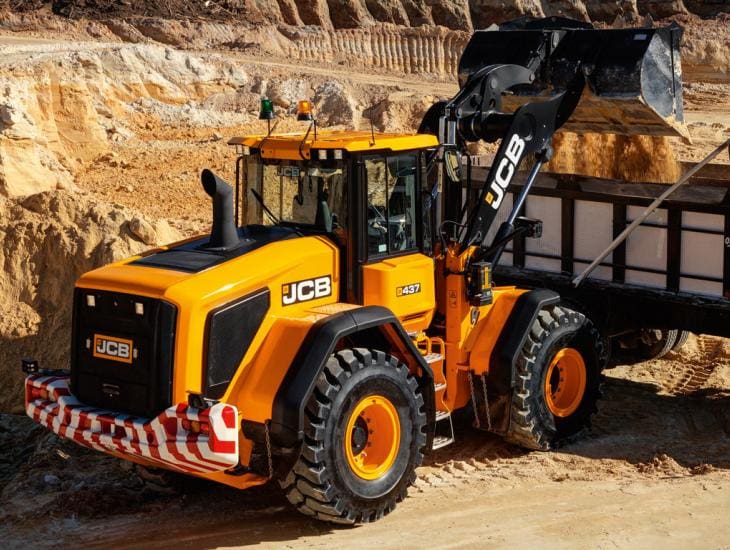 JCB 437 wiellader